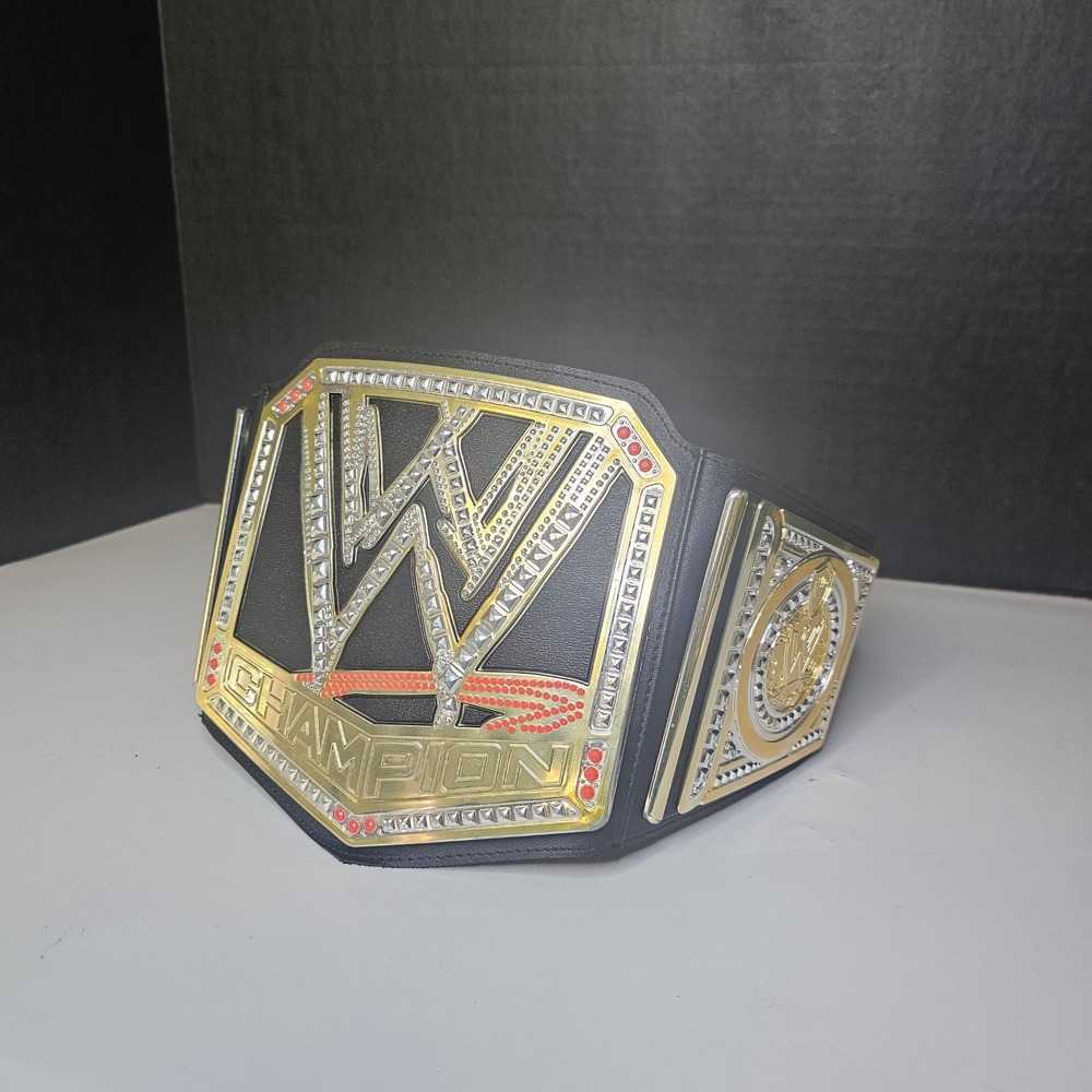 WWE Championship Commemorative Title Belt Gold Silver Black Replica Wrestling